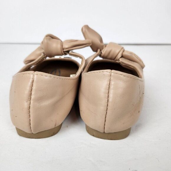 Bebe Girls Pink Ballet Flats Logo Shoes Slip On Infant Toddler Girls size 6 - Picture 4 of 8